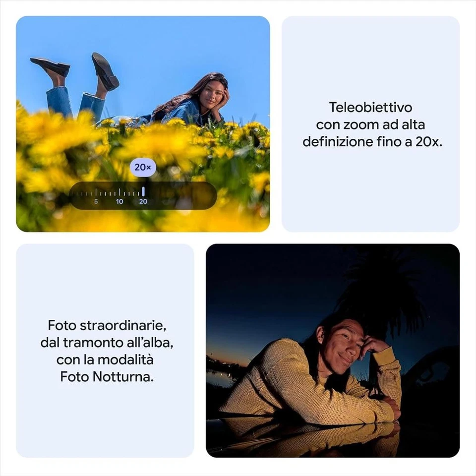 Google Pixel 10 5G 256GB Memoria 12GB Ram Display 6.3" Oled 120Hz 48Mpx Indigo - Immagine 4 di 4