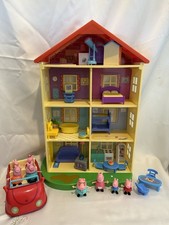 Peppa Pig Family Home Lights  Sounds Doll House Figures  Car