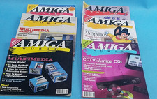 Lot 6 Amiga World Magazines 1990  91 Commodore Issues for Retro Gaming Enthusia
