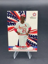 2025 Topps Heritage High Number Bicentennial Stars BS-11 Lou Brock, St. Louis Ca