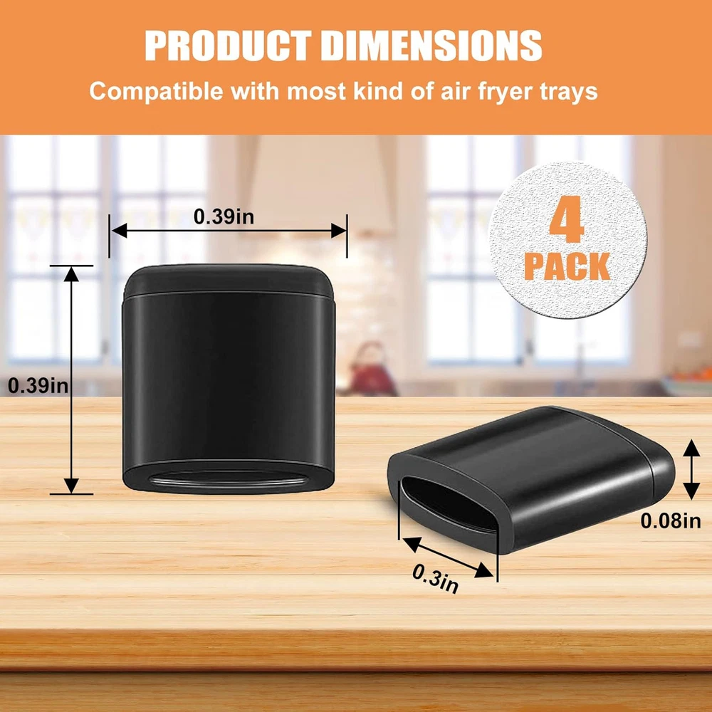 Air Fryer Replacement Parts, 4 PCS Premium air fryer Rubber Bumpers Feet...