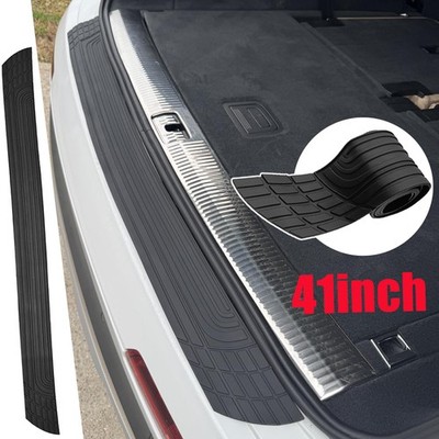 41''x3.4'' Trimmable Rear Bumper Protector Trim Scuff Guard Universal For Lincoln