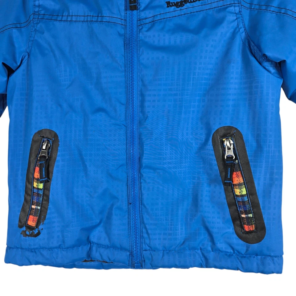 Chaqueta de Invierno Rugged Bear 3T Azul Abrigo con Capucha Cálido Exterior Nieve Ropa de Juego Foto 3 de 4