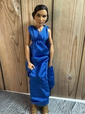 EUC DC Comics 2016 Wonder Woman 12  Doll Blue Dress Sword Not Included