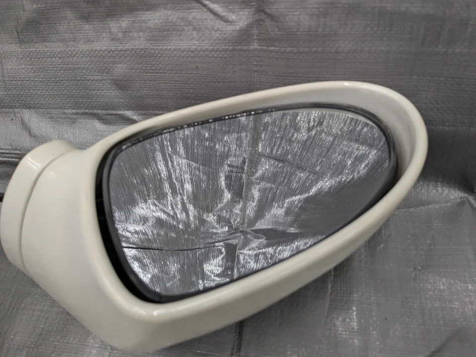 99-05 MAZDA MX-5 MIATA OEM ESPEJO RETROVISOR IZQUIERDO BLANCO 1999-2005 01NBA3D Foto 4 de 4