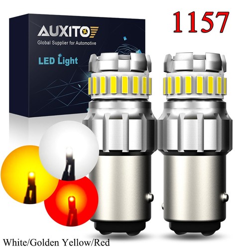 AUX 1157 BAY15D High Power 23Chip LED White Turn Signal Parking Light Bulb BH A