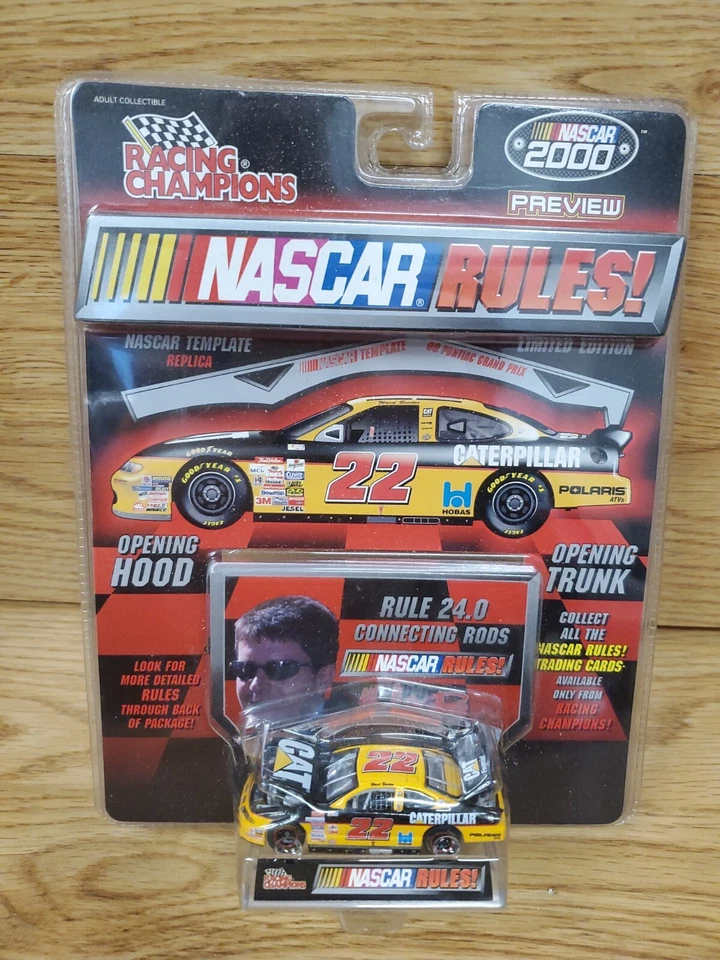 NASCAR 2000 правила гонки чемпионов #22 Ward Burton 1/64 литая копия игрушечный автомобиль - Изображение 2 из 3