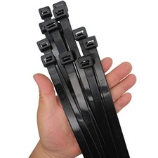 Long Zip Ties 24 inch Extra Wide Large Zip Ties Heavy Duty with 250 lbs Long ...
