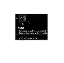 Applique Da Parete ONLI Pompei 2 Luci - Nero, Stile Classico, Made In Italy