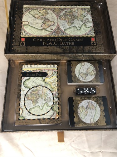 Robert Frederick CARD AND DICE GAMES Gift Set, game book Scorepad Cards Dice B - 第 4/11 張圖片
