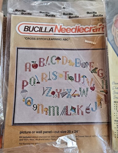 Lot of 14 Sealed Embroidery / Craft Kits and 6 Partial or Opened Kits - Picture 6 of 14