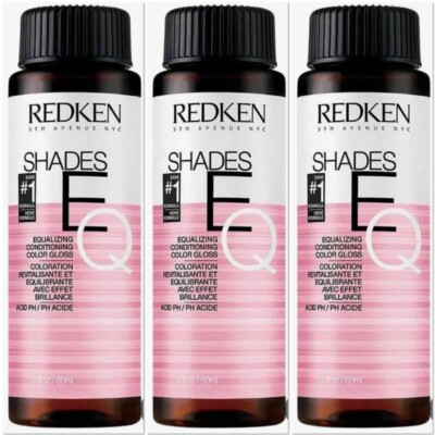 3 REDKEN Shades EQ Hair Color 2oz Demi Permenant Hair Color Pay 1 price Shipping