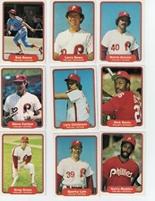 1982 FLEER Baseball Complete Your Set 1-250