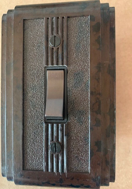 Bakelite Art deco light switch