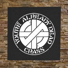 Parche trasero Crass Amebix Anti Cimex Fobia Antisecto Corteza Punk Disrupt Doom Suciedad