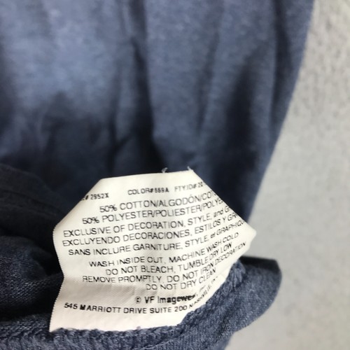VF Imagewear MLB Detroit Tigers Short Sleeve Crew Neck Pullover Blue T Shirt L - Picture 6 of 8