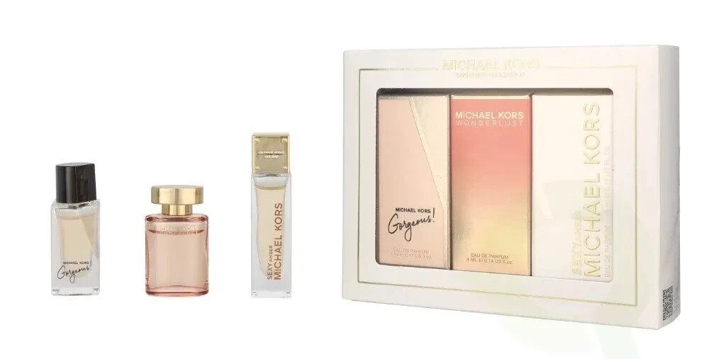MICHAEL KORS EDP MINI SET (GORGEOUS! 5ML + WONDERLUST 4ML + SEXY
