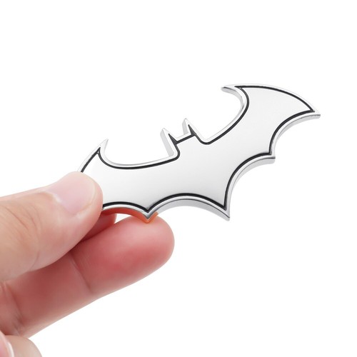 Chrome Metal Badge Emblem Batman 3D Tail Decal Auto Car Logo Sticker Accessories