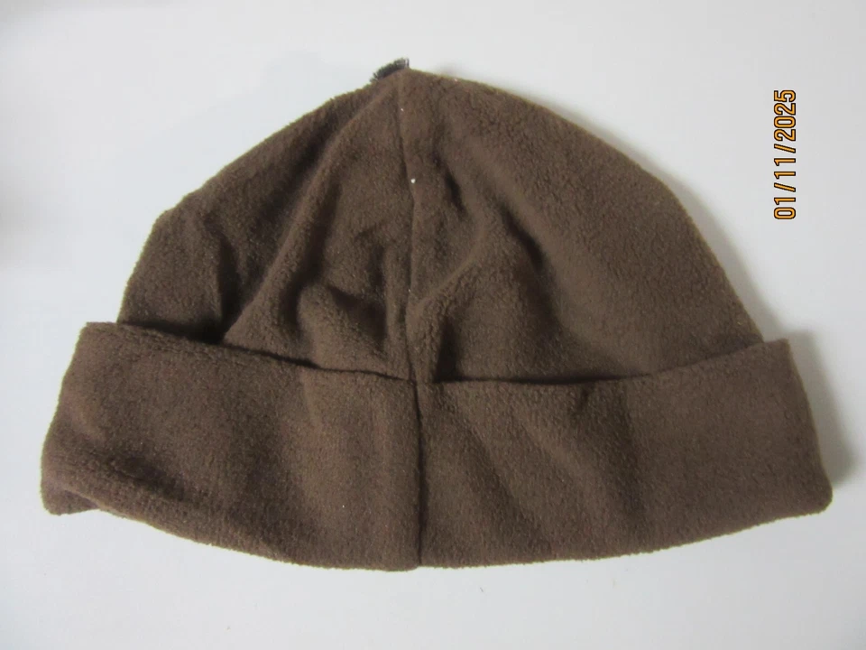 Sombrero sólido "Good Boy" marrón viejo azul marino 0-3 bebé recién nacido IBNH-7 Foto 2 de 3