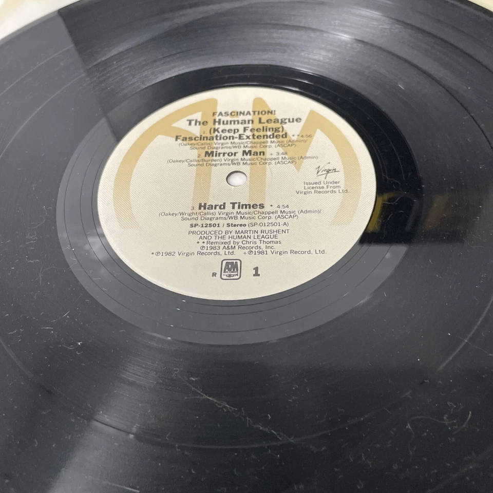 The Human League – Fascination! 1983 A&M Records SP-12501 Synth-Pop LP EX/VG+ - Image 2 of 4