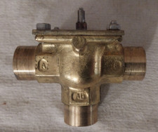 NEW Honeywell 3/4" Sweat Connection 3 Way Electric Modulating Zone Valve Body