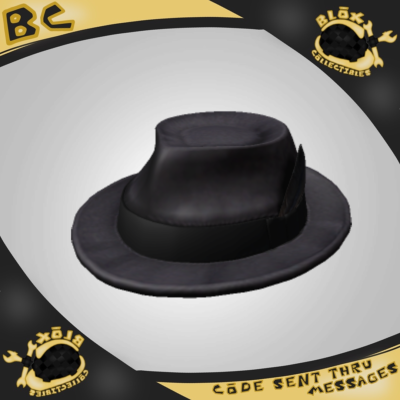 ROBLOX Feathered Felt Fedora *Series 8* CODE Sent Via Messages
