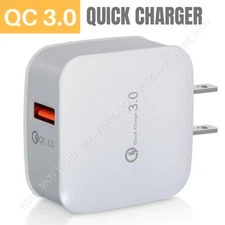 18W QC 3.0 Quick Wall Charger Adapter USB Fast Charge Plug For Samsung iPhone LG