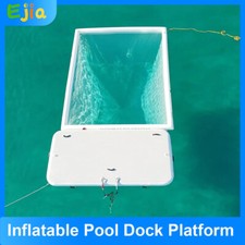 Inflatable Swimming Pool With Net  Floating Mat Dock Platform For Pool Ocean