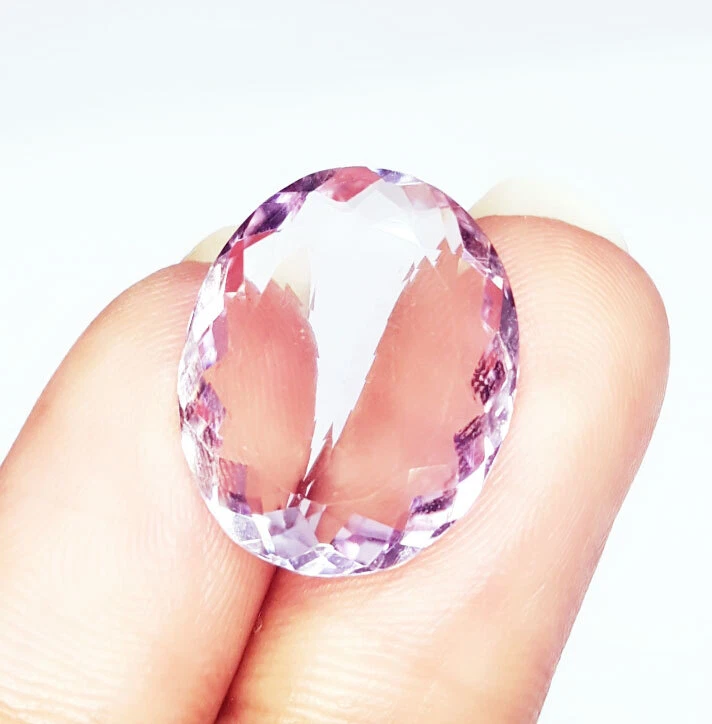 Natural Amethyst Untreated 8.40 Ct Lustrous Bahia Rose D France Certified Gem - Image 3 of 4