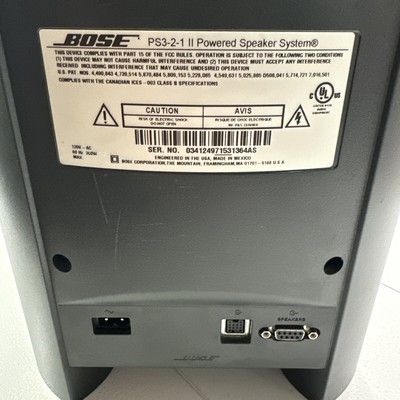 Bose PS3-2-1 Series II Powered Speaker System AV3-2-1 II Media 