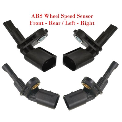 4 ABS Wheel Speed Sensor Front / Rear - Left - Right Fits Audi VW 2004-2022