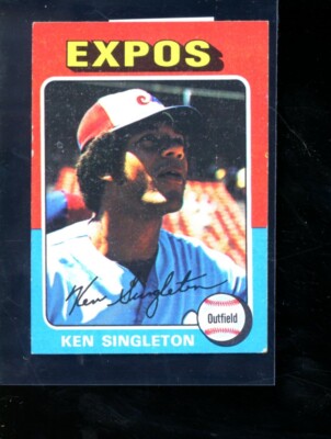 1975 TOPPS MINI #125 KEN SINGLETON EXPOS EX+ E024184