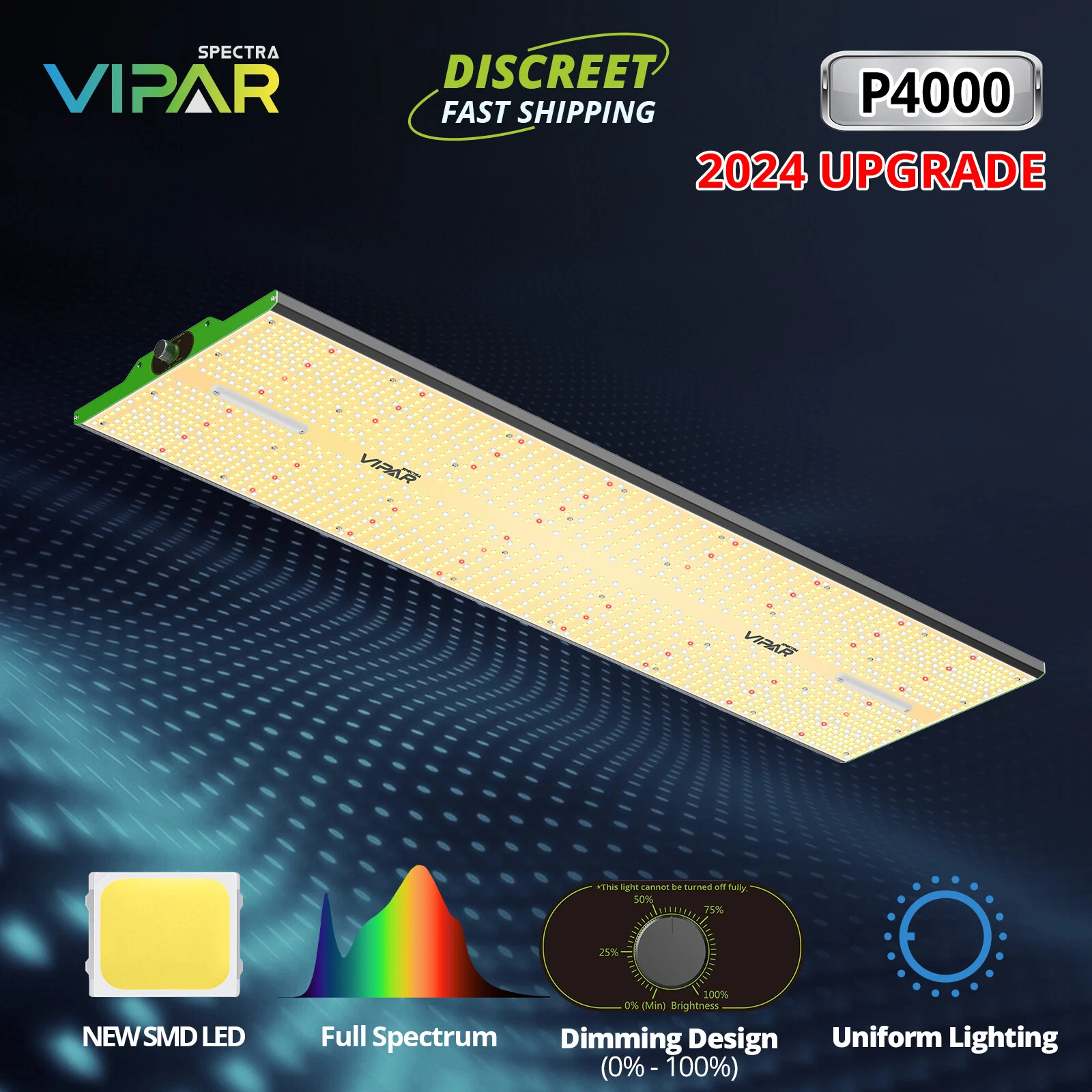 VIPARSPECTRA P4000 Grow Light - Thumbnail 2