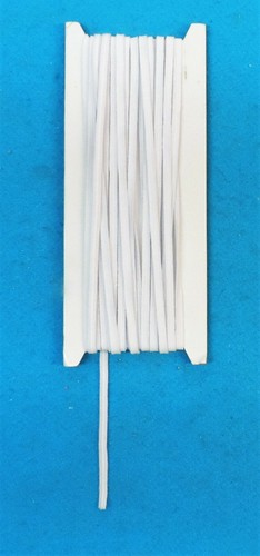 6 METRI ELASTICO PIATTO BIANCO MISURA 4 MM , STERILIZZABILE 90 gradi,MASCHERINE - 第 1/3 張圖片