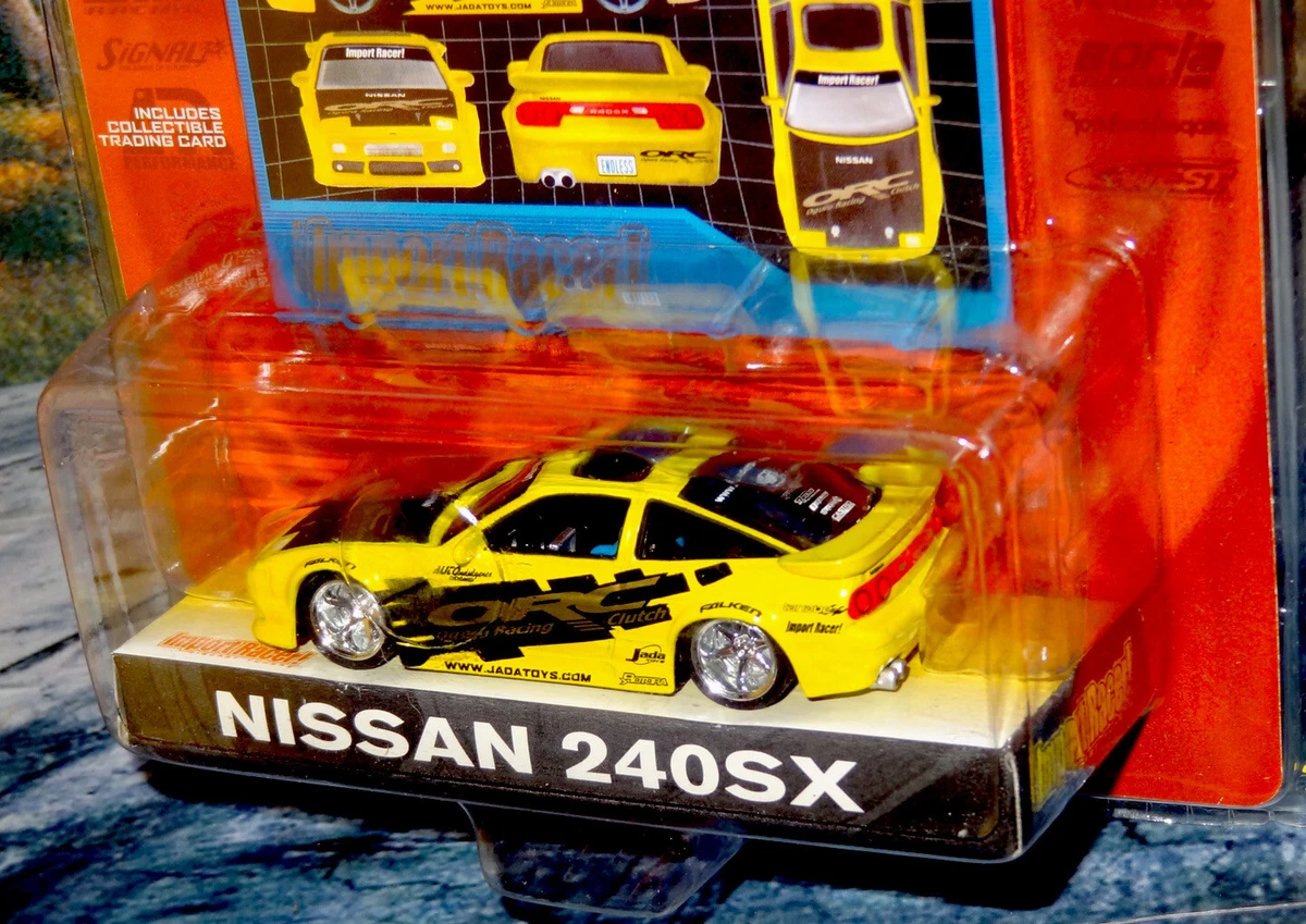 JADA TOYS IMPORT RACER WAVE 7 NISSAN 240SX YELLOW 062 1/64 HTF
