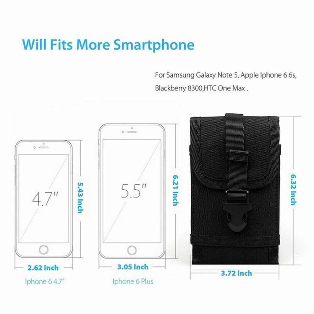 Smartphone Belt Pouch Molle Tactical Phone Cover Case for Phones
