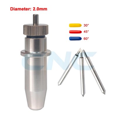 Blade Holder for GCC Jaguar Cutting Plotter Knife Holder + 5pc HQ Big Head Blade