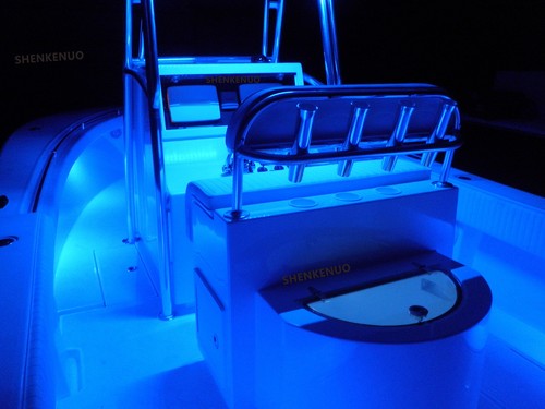 2pcs 12V Blue Waterproof Marine Led Light Courtesy & Utility Strip For Boats New - Foto 4 di 17