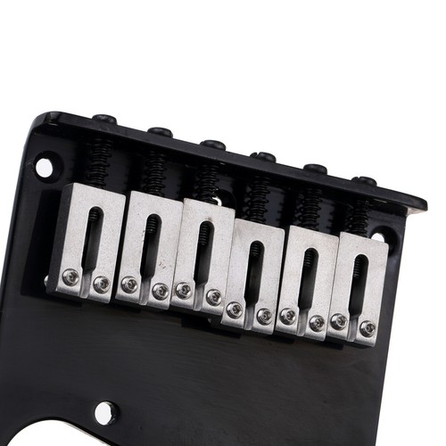 Musiclily Pro Black 54mm Bridge Stainless Steel Saddle For Squier Tele Guitar - Picture 5 of 5