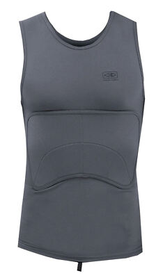 O&E RIB GUARD PADDED VEST Sサイズ Buy the Ocean and Earth Rib Guard Padded Vest N/S Charcoal