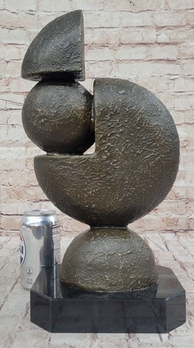 Fransiscis Pac Man Bronze Sculpture Hand Made Hot Cast Childhood Artwork - Picture 2 of 10
