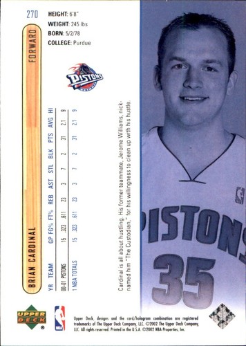 2001-02 Upper Deck 🏀 YOU PICK #2 - #437 🏀 NBA Cards SP RC Base Commons Stars - Photo 172 sur 238