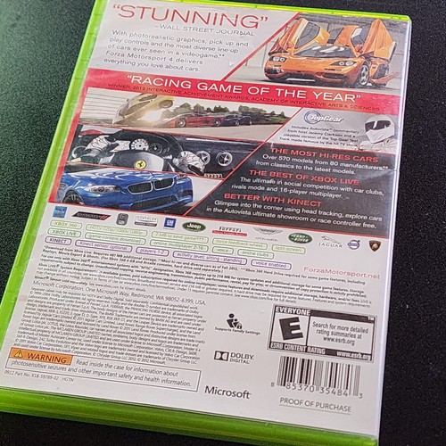 Forza Motorsport 4 GOTY Edition Xbox 360, CIB, Tested & Working - Picture 5 of 23
