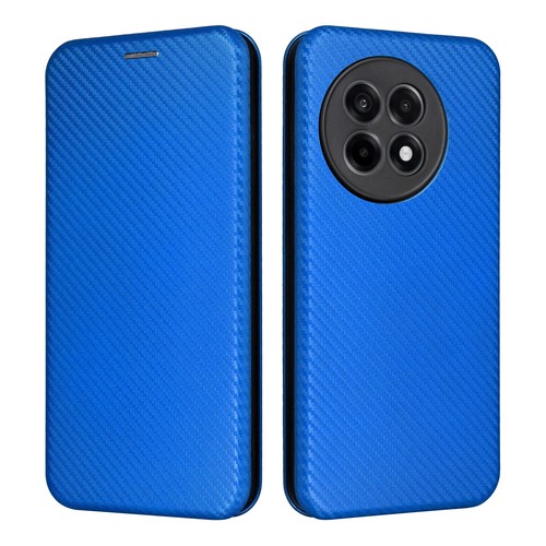 For OnePlus 13R, Luxury Carbon Fiber Flip Leather Wallet Card Full Cover Case - Picture 14 of 21