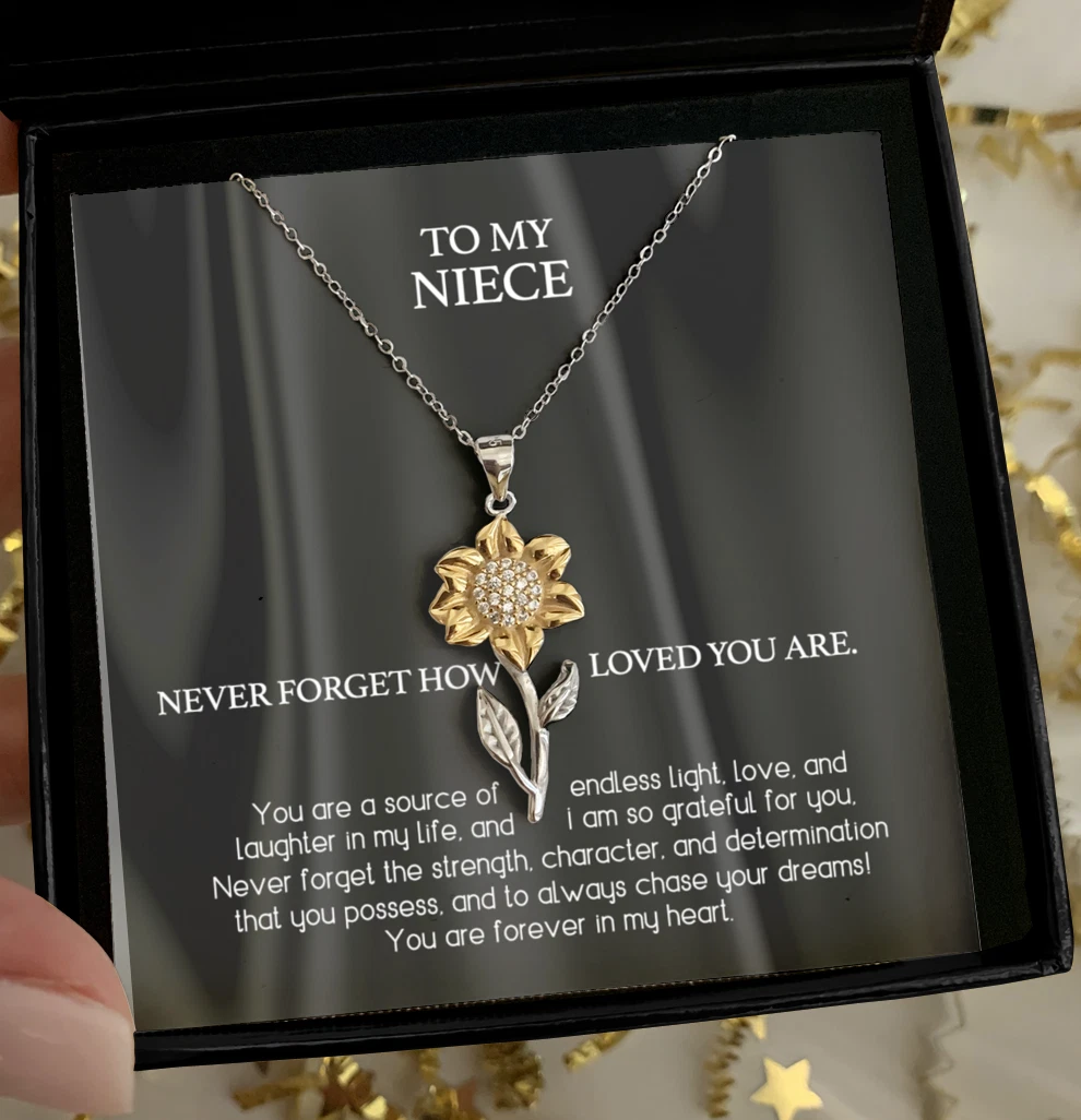 Necklace gift message clearance