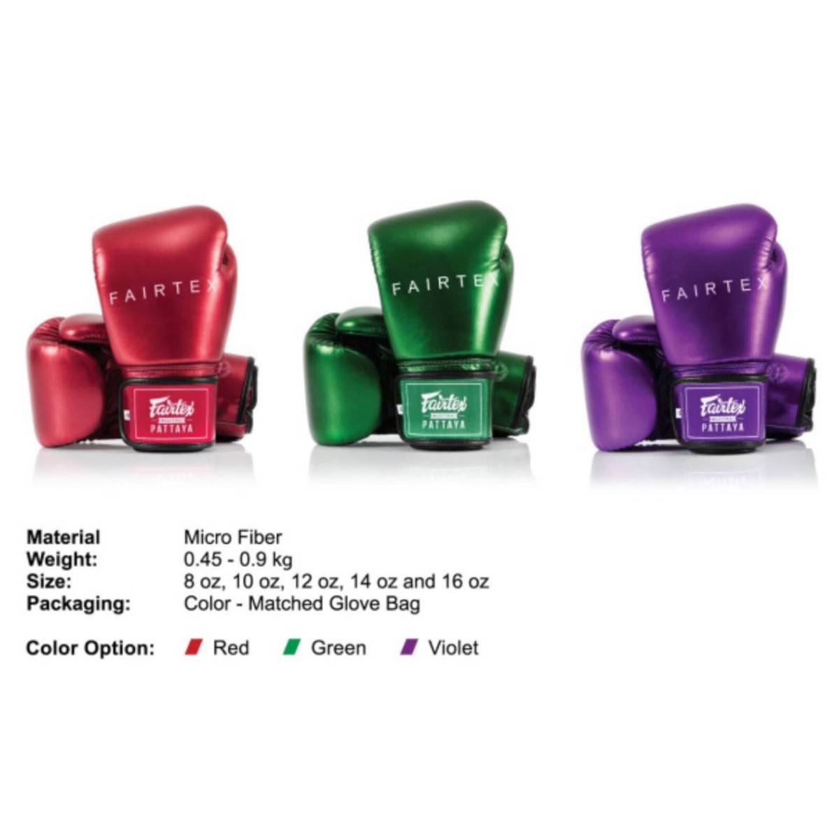 FAIRTEX PATTAYA ボクシンググローブ 12onz FAIRTEX PATTAYA ボクシンググローブ 12onz