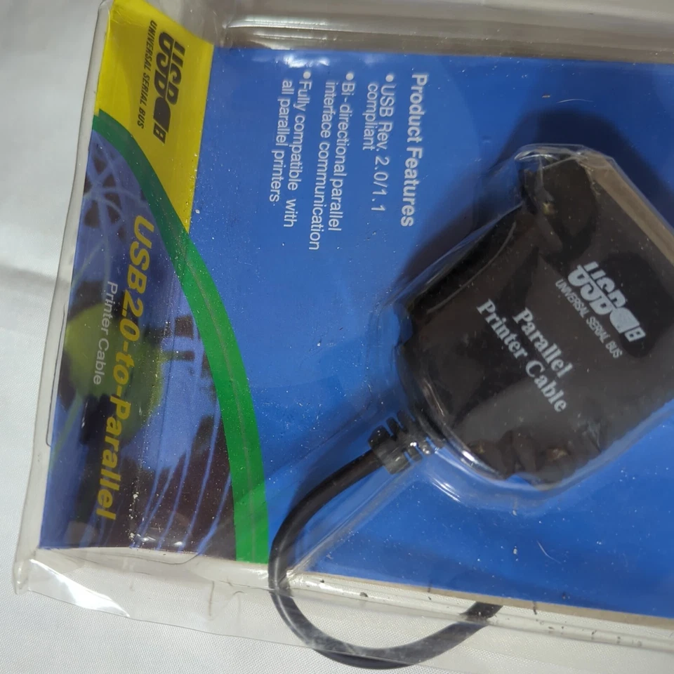 36 Pin USB to Parallel IEEE 1284 Printer Cable Computer PC Lead Adaptor Laptop - Image 2 of 3