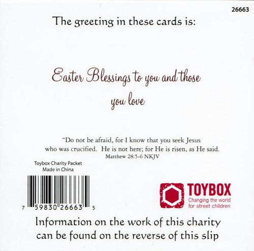 Pack of 8 Identical Charity Easter Cards + Bible Text - Sunflowers - EBD26663 - Picture 2 of 3
