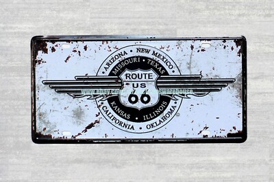  nostalgic advertising home kitchen American rounte 66 metal tin sign