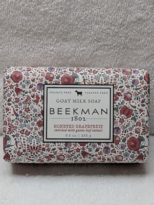 Beekman 1802 Goat Milk Soap Honeyed Grapefruit Guava Extract 9 oz